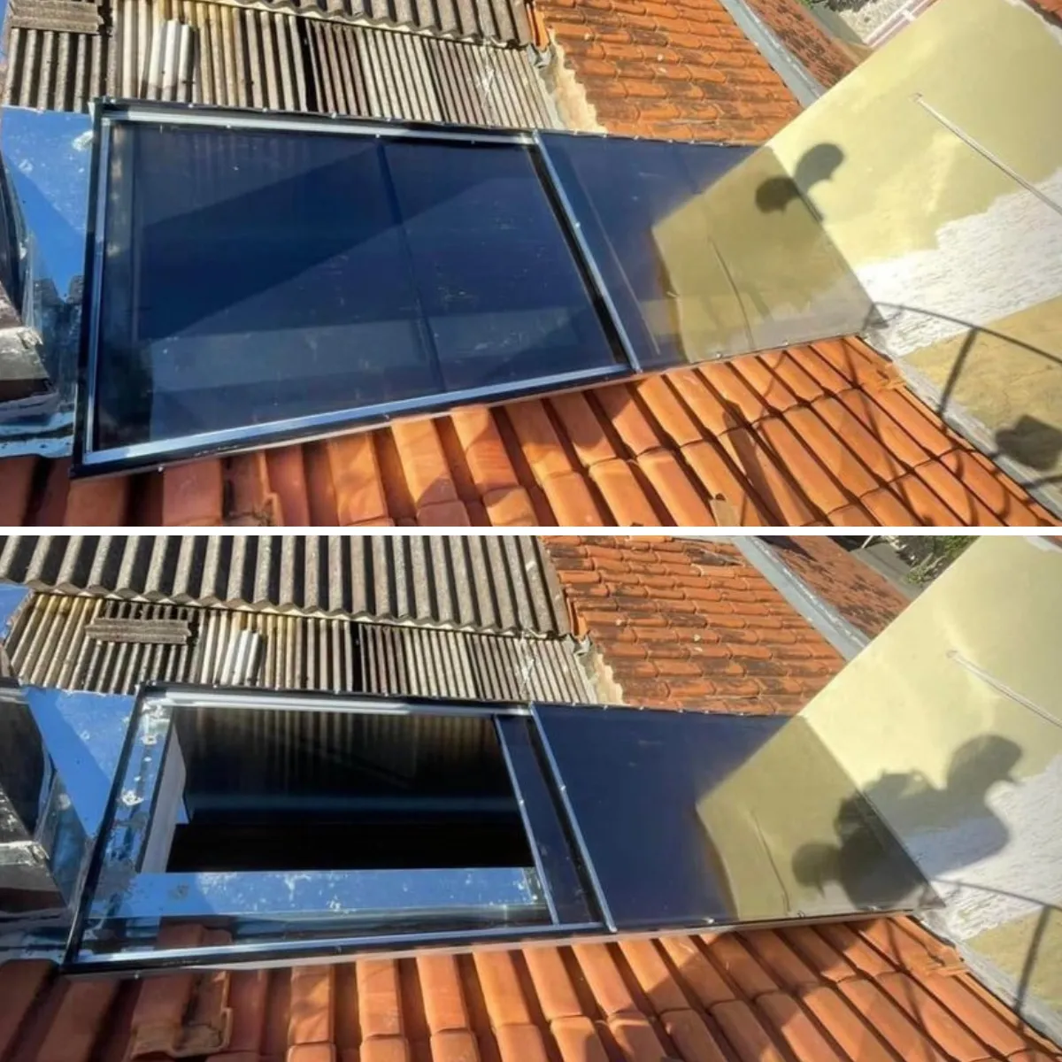 Cobertura Retrátil Policarbonato/Telha/Vidro em Vargem Grande Paulista SP Cobertura Retrátil Policarbonato/Telha/Vidro em Vargem Grande Paulista SP — Cobertura em área de piscina