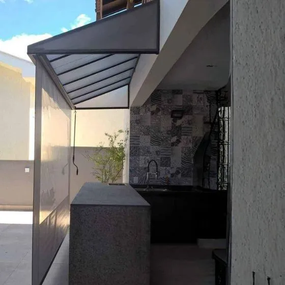 Reforma de Toldos e Coberturas em Centro, Vargem Grande Paulista SP Reforma de Toldos e Coberturas em Centro, Vargem Grande Paulista SP — Instalação em fachada comercial